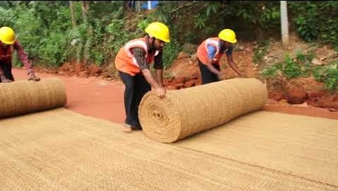 coir geotextiles in roads
